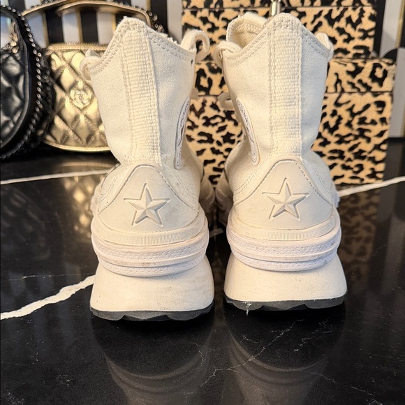 Converse Off-White High-Top Sneakers - Picture 3 of 6